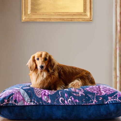 Velvet Pillow Bed